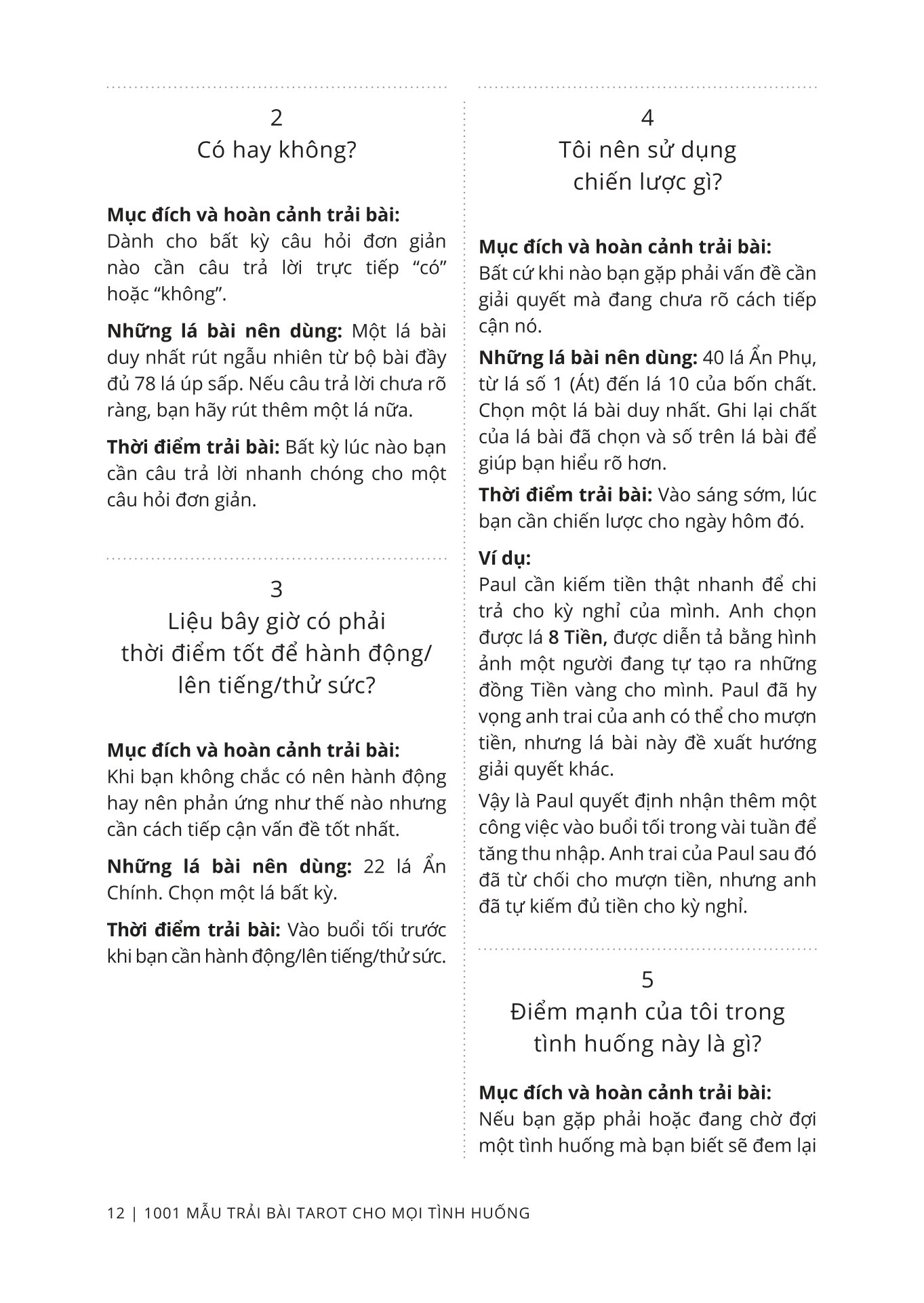 1001 Mẫu Trải Bài Tarot Cho Mọi Tình Huống - Ảnh 13