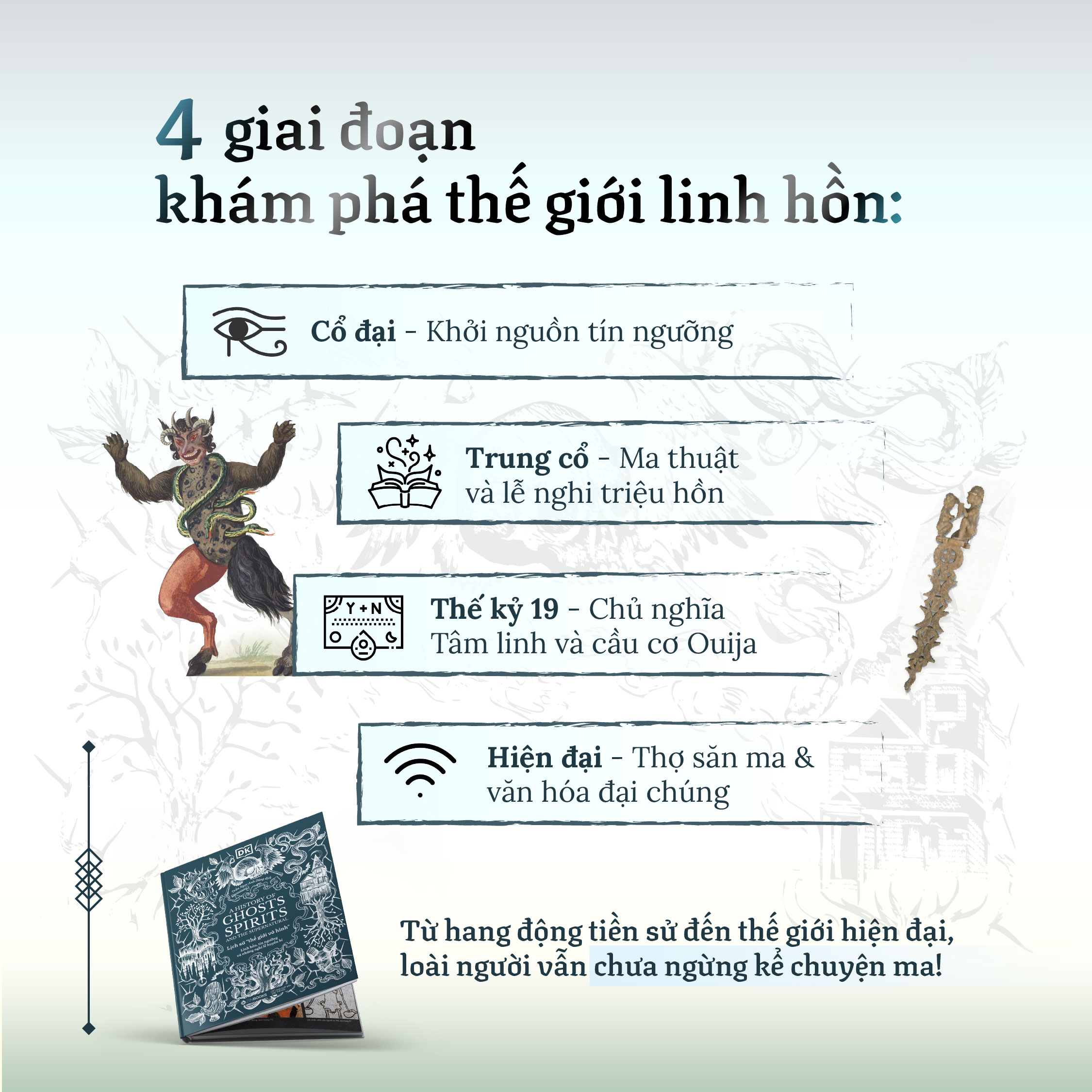 A History of Ghosts, Spirits and the Supernatural - Lịch Sử Thế Giới Vô Hình - Linh Hồn, Tín Ngưỡng Và Những Nghi Lễ Huyền Bí - Bìa Cứng - Ảnh 5