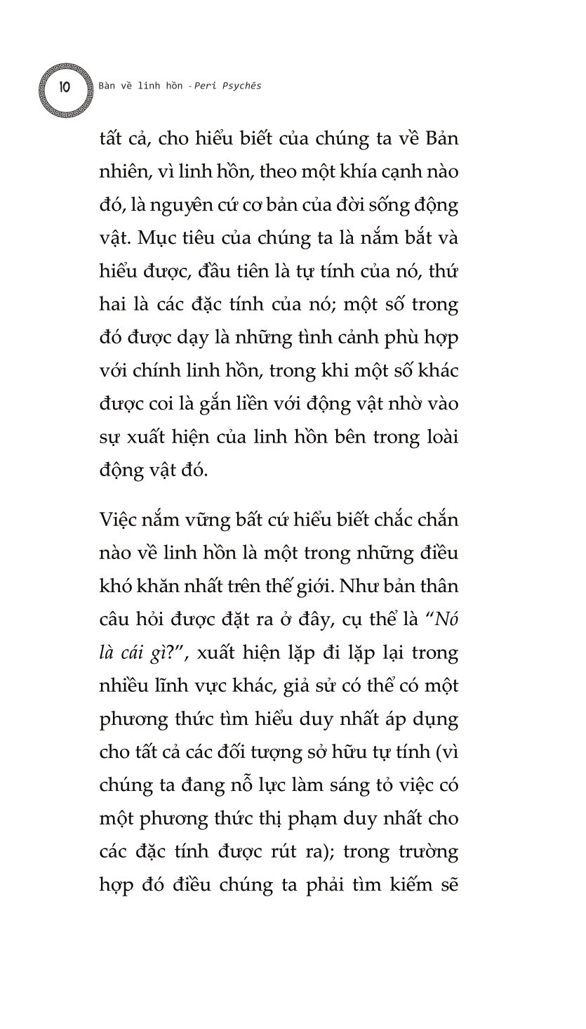 Bàn Về Linh Hồn - Peri Psychēs - Tác Phẩm Triết Học Kinh Điển - Ảnh 8