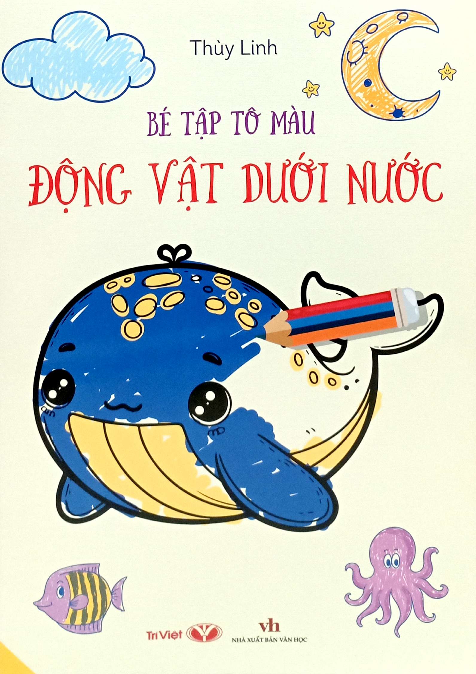 Bé Tập Tô Màu - Động Vật Dưới Nước - Ảnh 2