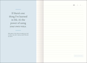 becoming: a guided journal for discovering your voice - Ảnh 3