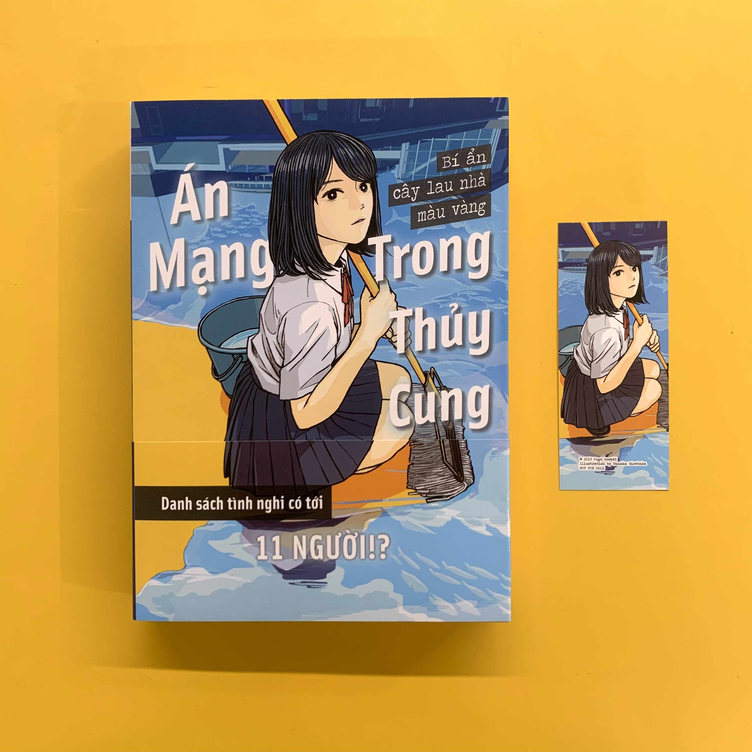 Bộ Án Mạng Trong Thủy Cung - Bí Ẩn Cây Lau Nhà Màu Vàng - Tặng Kèm Obi + Bookmark - Ảnh 3
