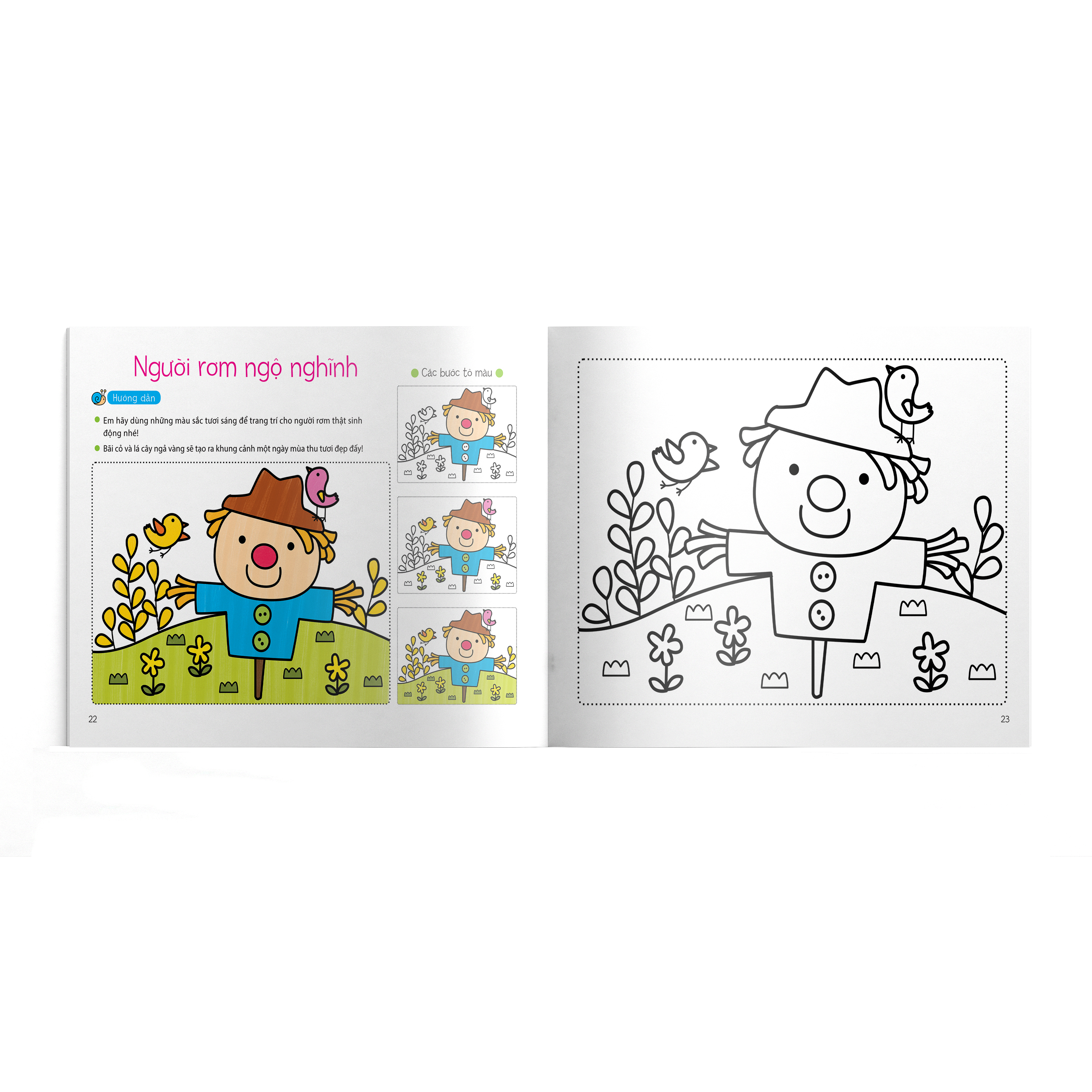 bộ bé tập tô màu - tập 1 (dành cho trẻ từ 3-6 tuổi) - Ảnh 4