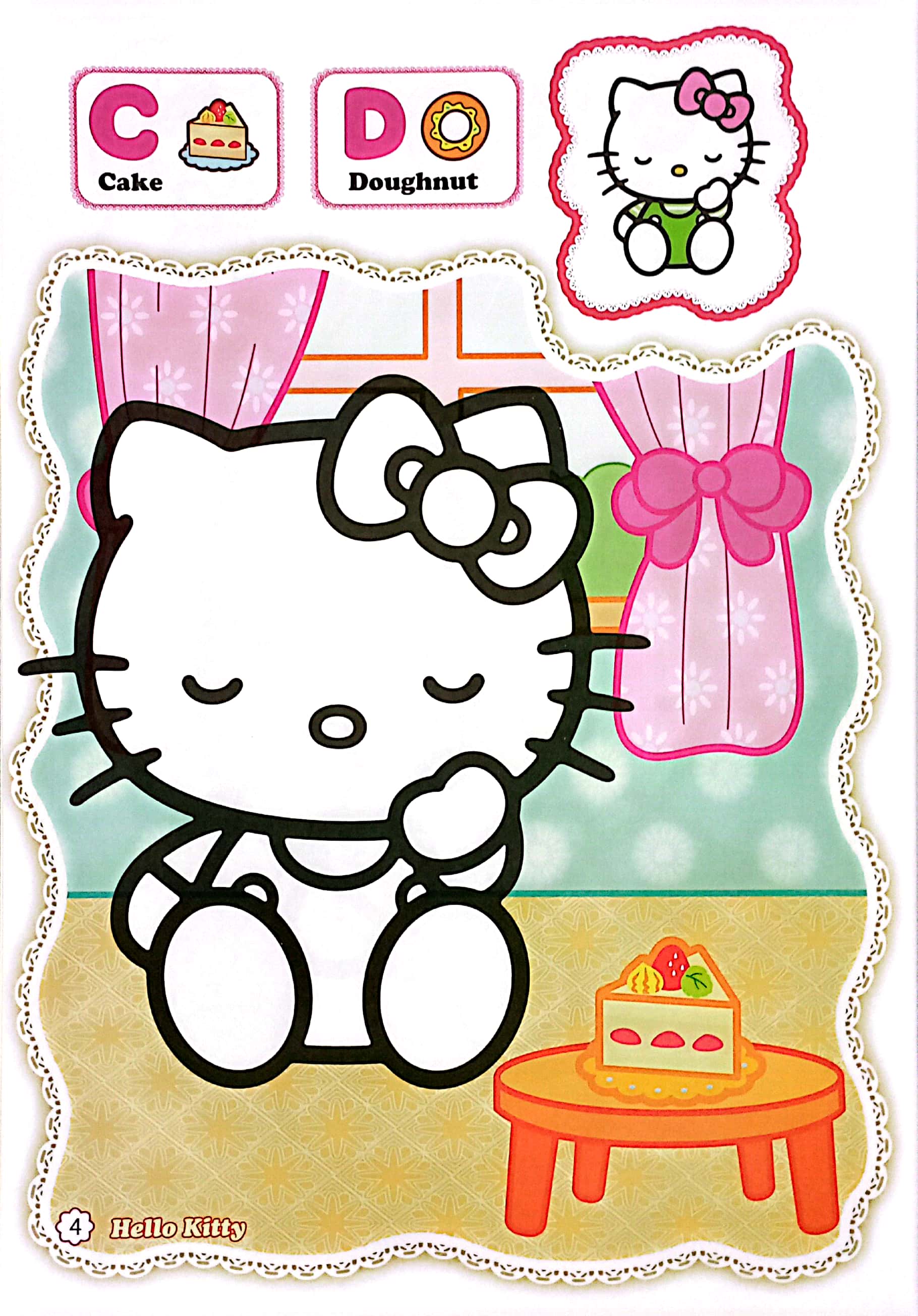 Bộ Bé Tô Màu Hello Kitty - Bảng Chữ Cái Tiếng Anh - Ảnh 4