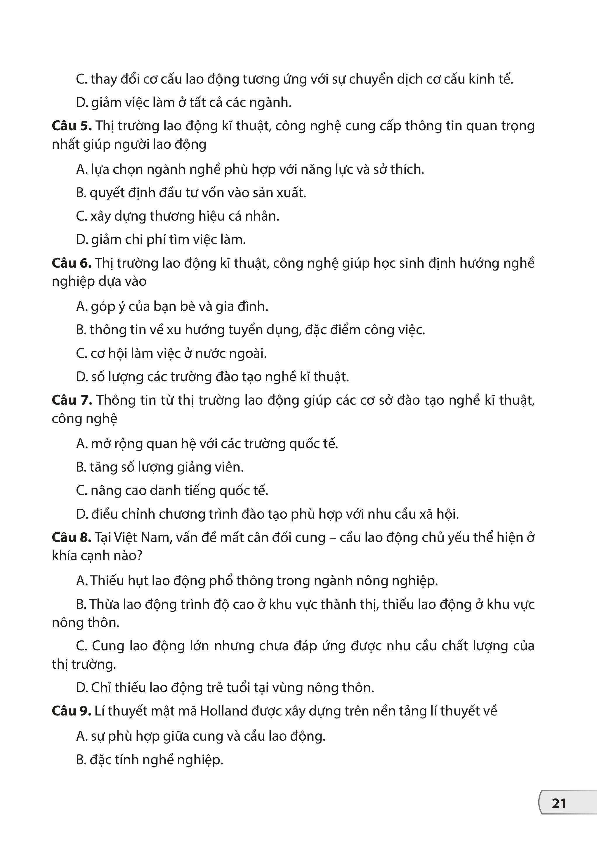 Bộ Bộ Đề Kiểm Tra, Đánh Giá Công Nghệ 9 - Định Hướng Nghề Nghiệp - Mô Đun Trồng Cây Ăn Quả - Ảnh 13