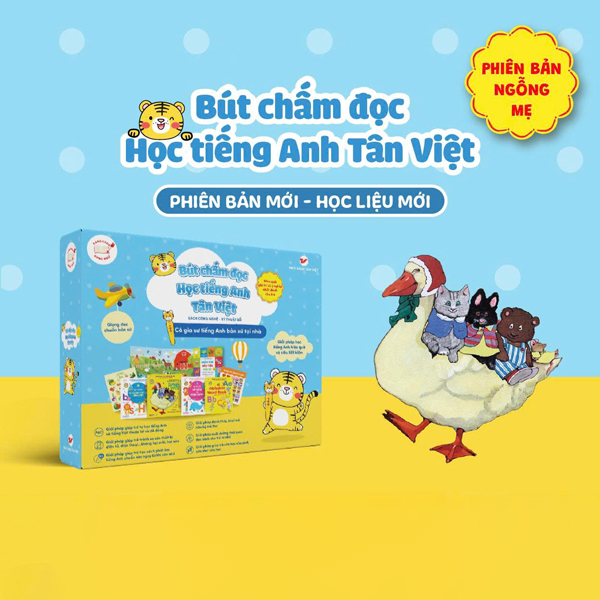 Bộ Bút Chấm Đọc-Học Tiếng Anh Tân Việt - Cô Gia Sư Tiếng Anh Bản Xứ Tại Nhà - Phiên Bản 6 Sách (Dành Cho Trẻ Từ 0 Đến 6 Tuổi) - Tặng Kèm Sách Playtime In English - Level 3 - Happy Snowman - Người Tuyết Hạnh Phúc - Ảnh 14