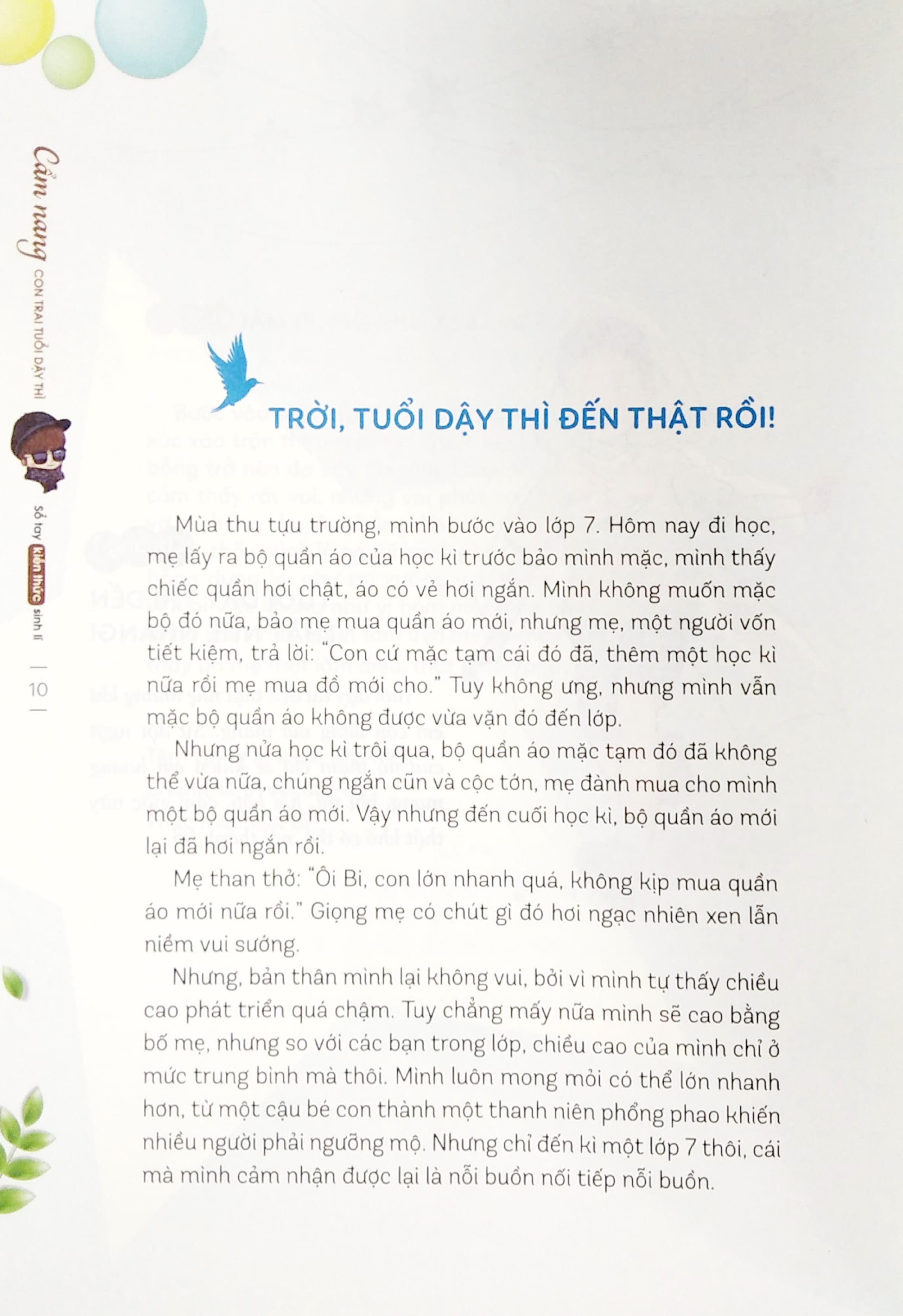 bộ cẩm nang con trai tuổi dậy thì - quyển 1 - sổ tay kiến thức sinh lí (tái bản 2019) - Ảnh 5