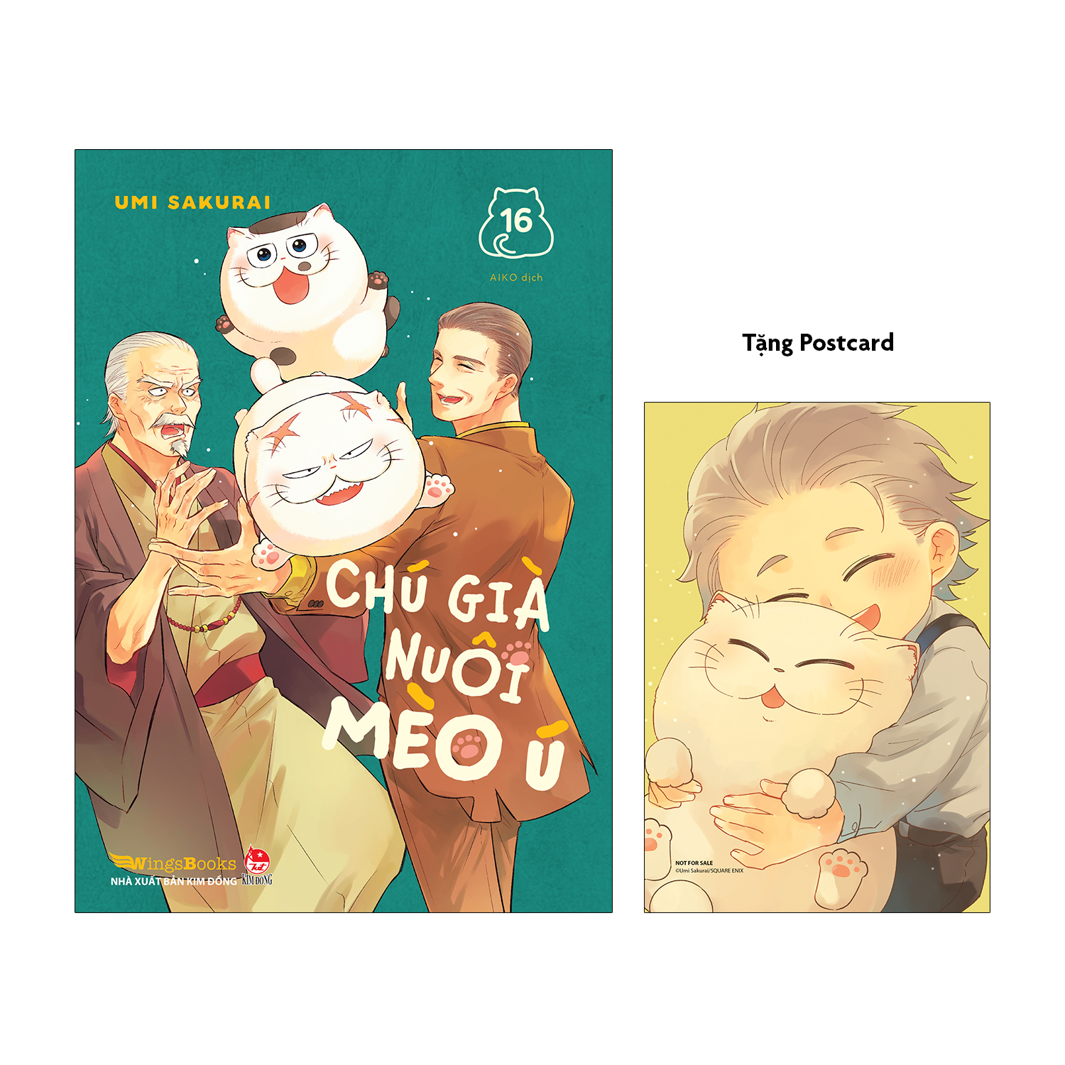 Bộ Chú Già Nuôi Mèo Ú - Tập 16 - Tặng Kèm Postcard - Ảnh 2