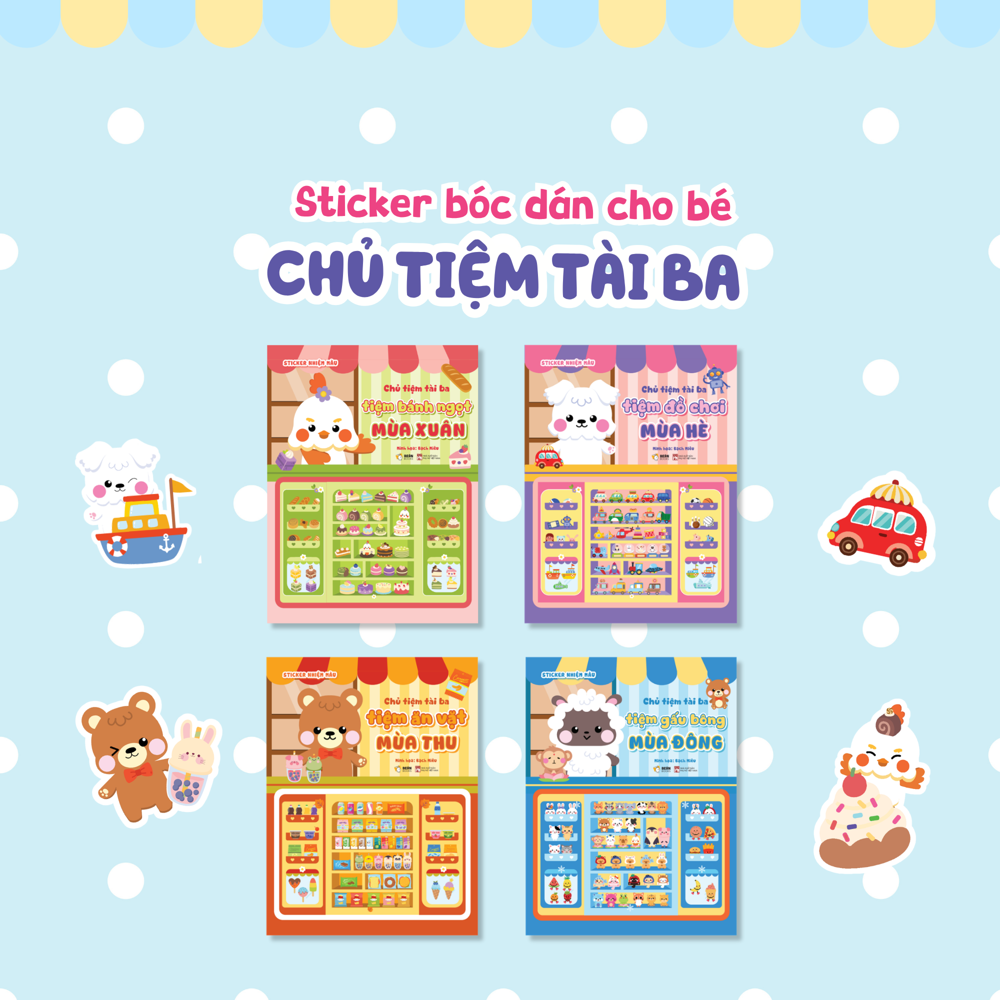 Bộ Chủ Tiệm Tài Ba - Tiệm Gấu Bông Mùa Đông - Ảnh 5