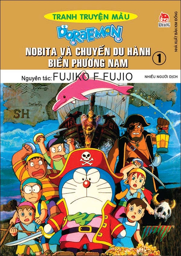 bộ doraemon - tranh truyện màu - nobita và chuyến du hành biển phương nam - tập 1 (tái bản 2023) - Ảnh 2