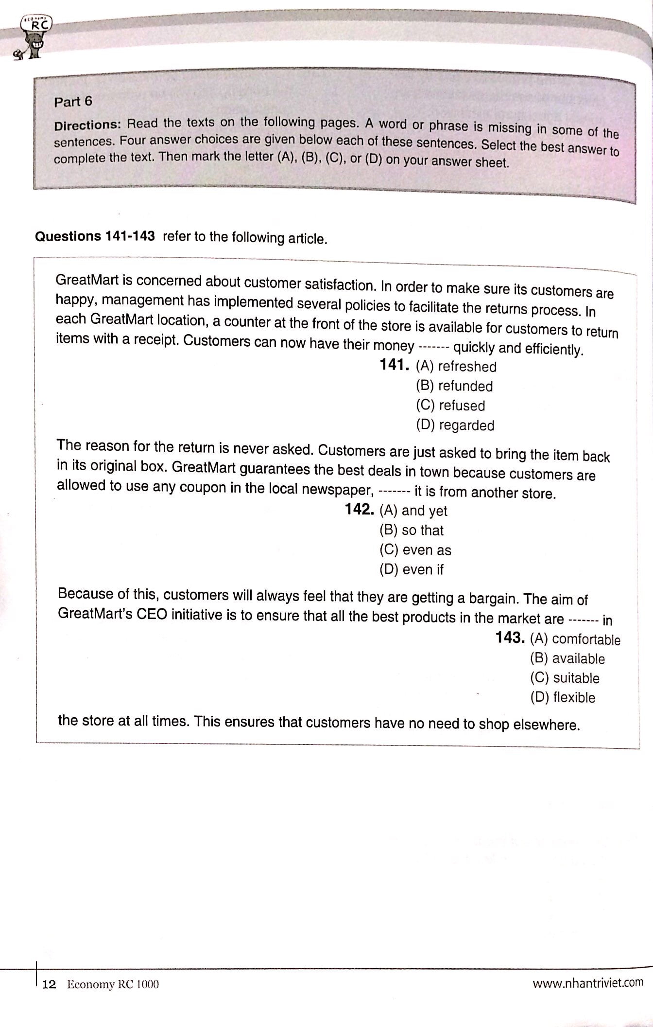 bộ economy toeic rc1000 vol 2 - Ảnh 7