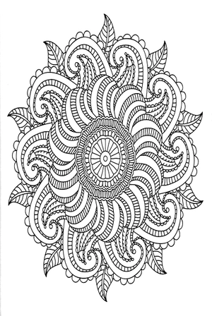 bộ enchanting adult colouring series - book 3 - Ảnh 4