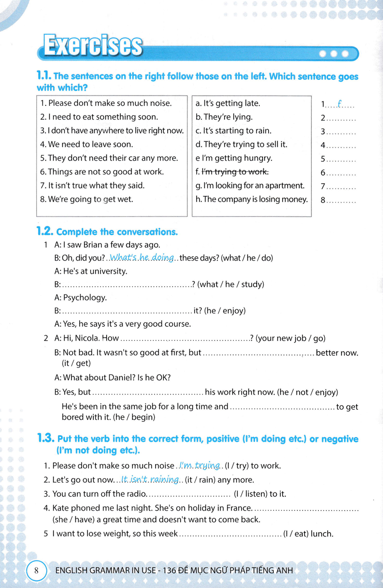 bộ english grammar in use - 136 đề mục ngữ pháp tiếng anh - Ảnh 9