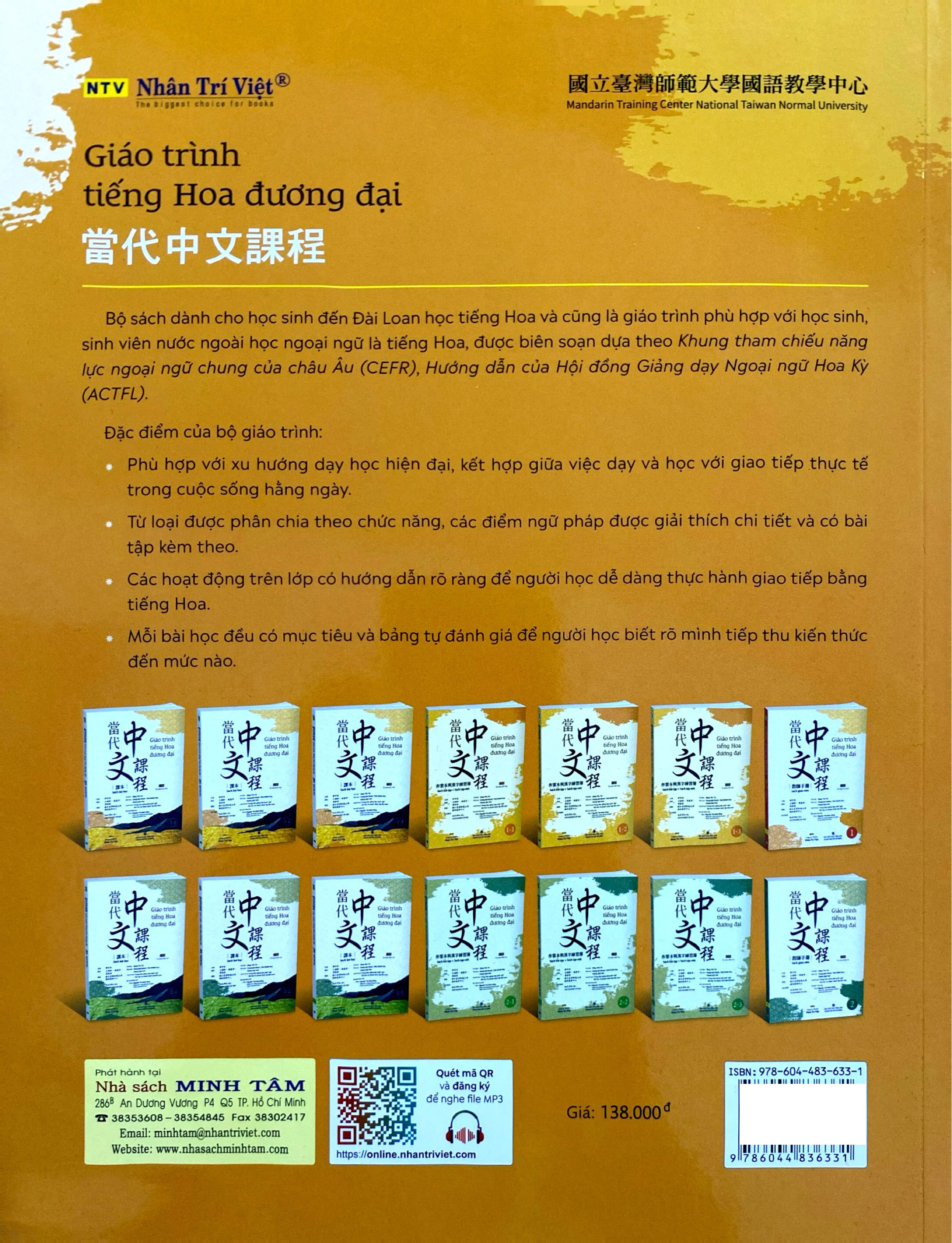Bộ Giáo Trình Tiếng Hoa Đương Đại - Sách Bài Tập + Sách Tập Viết 1-3 - Ảnh 8