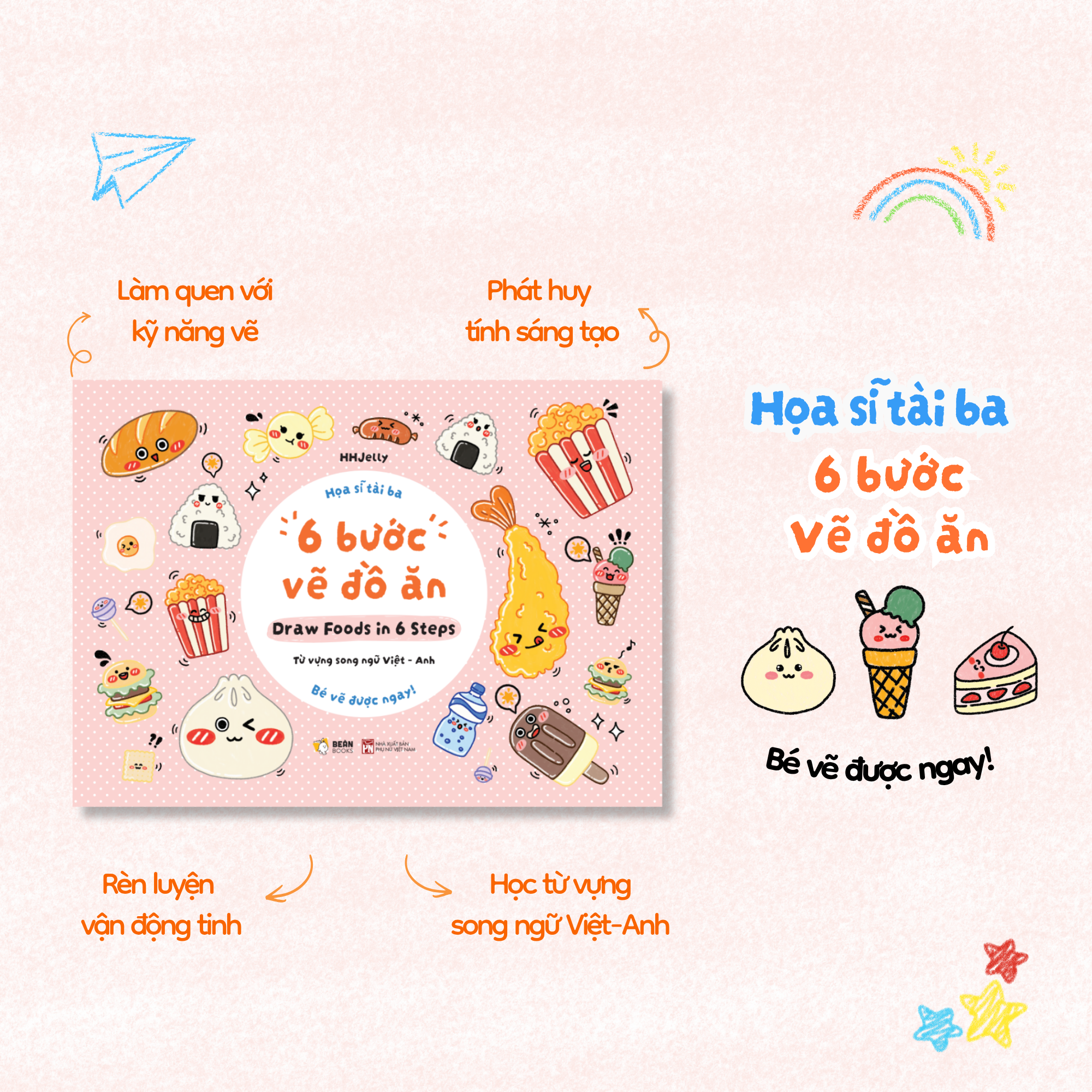 Bộ Họa Sĩ Tài Ba - 6 Bước Vẽ Đồ Ăn - Ảnh 4