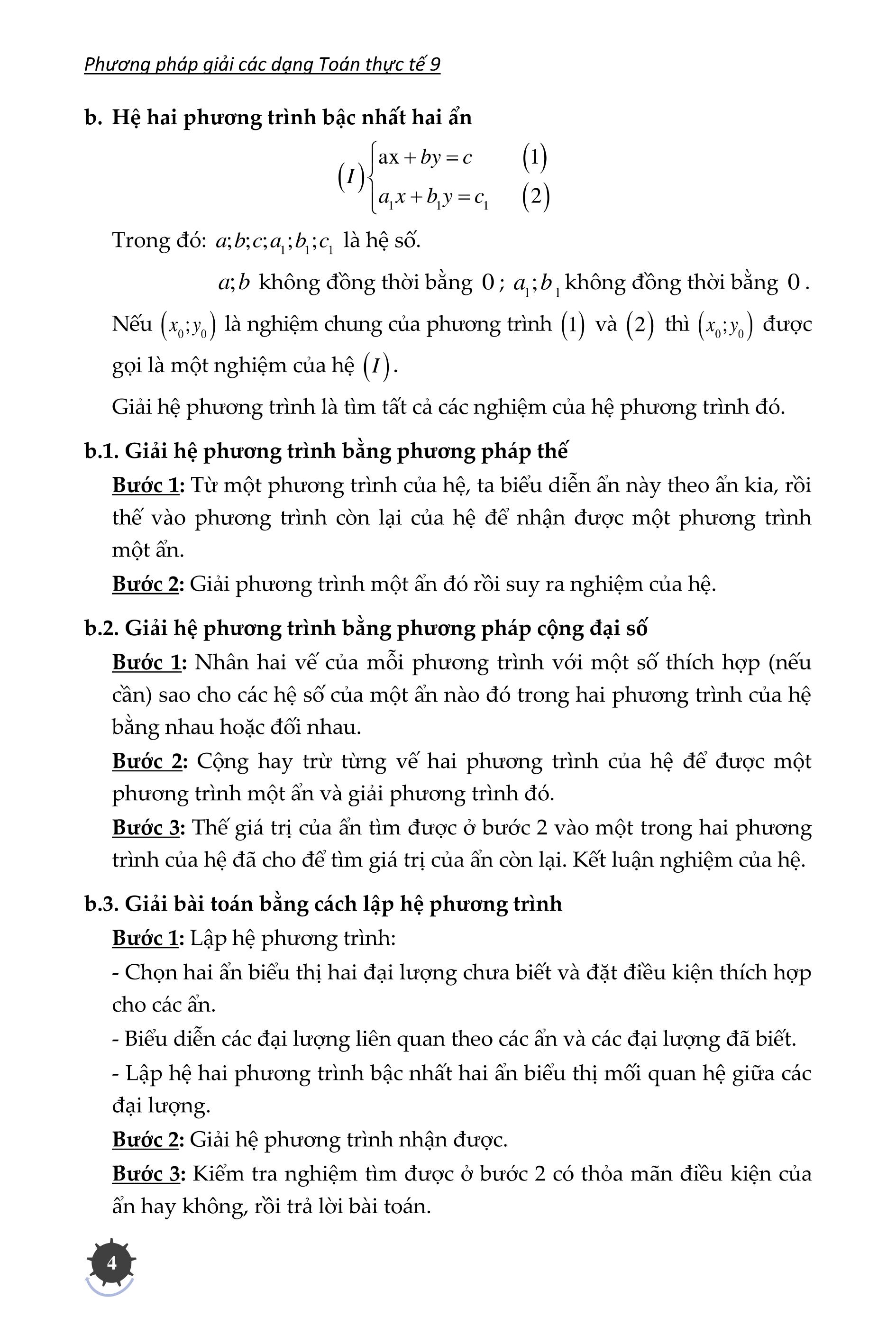Bộ Phương Pháp Giải Các Dạng Toán Thực Tế 9 - Ảnh 4