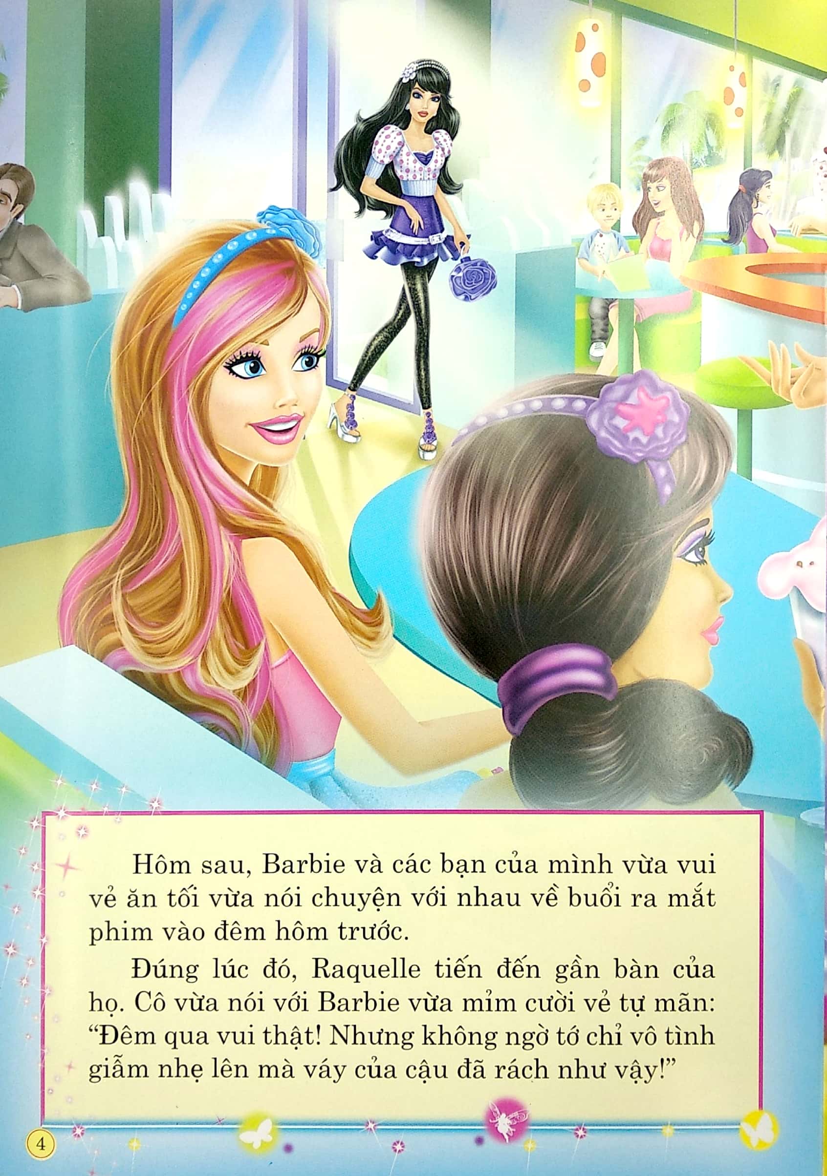 bộ sách barbie truyện tranh khổ lớn (bộ 4 cuốn) - Ảnh 5