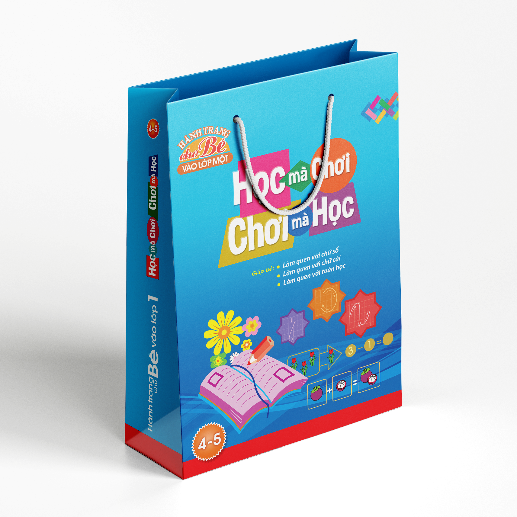 Bộ Sách Hành Trang Cho Bé Vào Lớp 1 - Học Mà Chơi Chơi Mà Học - 4-5 Tuổi (Túi 5 Cuốn) (Tái Bản 2026) - Ảnh 2