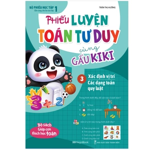 bộ sách phiếu học tập cùng gấu kiki (bộ 9 cuốn) - Ảnh 8