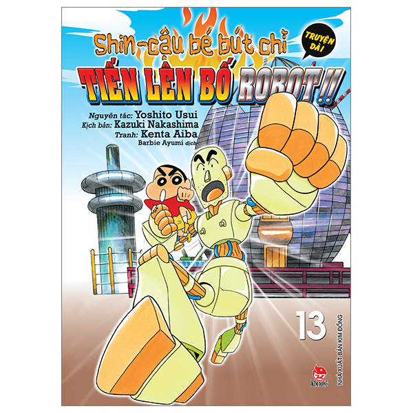 Bộ Shin - Cậu Bé Bút Chì - Truyện Dài - Tập 13 - Tiến Lên Bố Robot!!