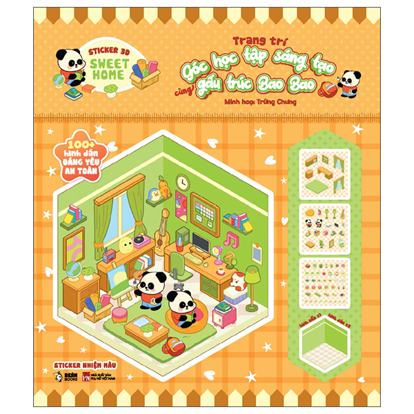 Bộ Sticker 3D Sweet Home - Trang Trí Khu Vườn Bí Mật Cùng Hoàng Tử Bé Và Cáo Nhỏ - Ảnh 11