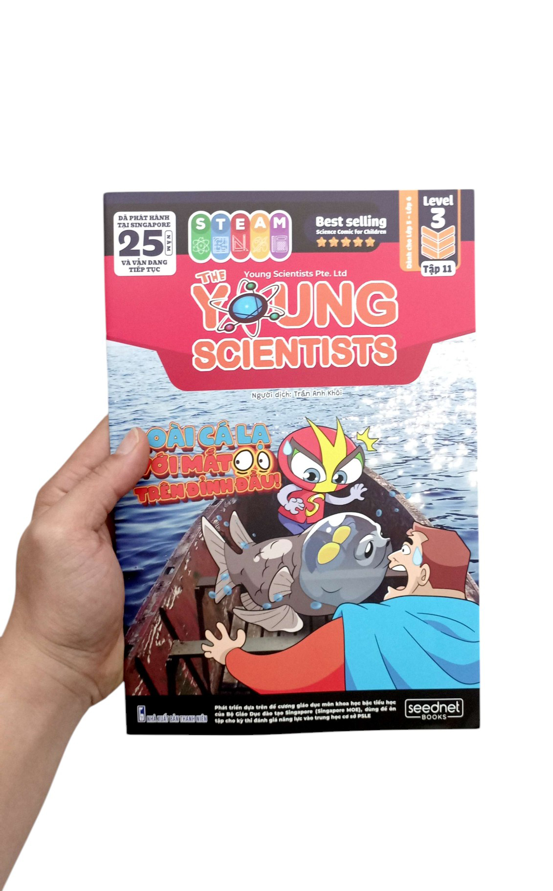 Bộ The Young Scientists - Truyện Tranh Khoa Học Cho Trẻ Em - Level 3 - Tập 11 - Loài Cá Lạ Với Mắt Trên Đỉnh Đầu! - Ảnh 8