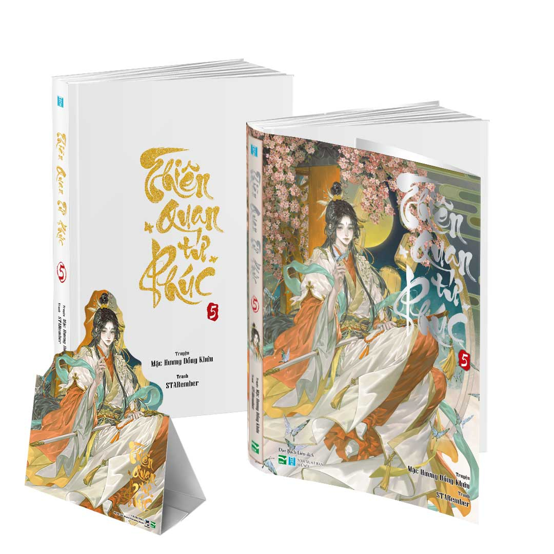 Bộ Thiên Quan Tứ Phúc - Tập 5 - Bản Sưu Tầm - Bìa Cứng - Tặng Kèm Set 2 Card Nhân Vật + Set 2 Photostrip + Puzzle 300 Miếng + Standee Giấy + Box Nam Châm - Ảnh 4