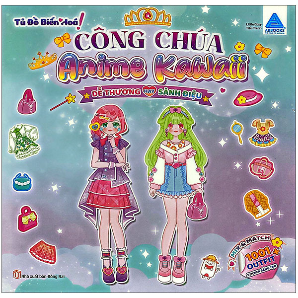 Bộ Tủ Đồ Biến Hoá - Công Chúa Anime Kawaii - Ngọt Ngào Hay Cá Tính - Ảnh 9