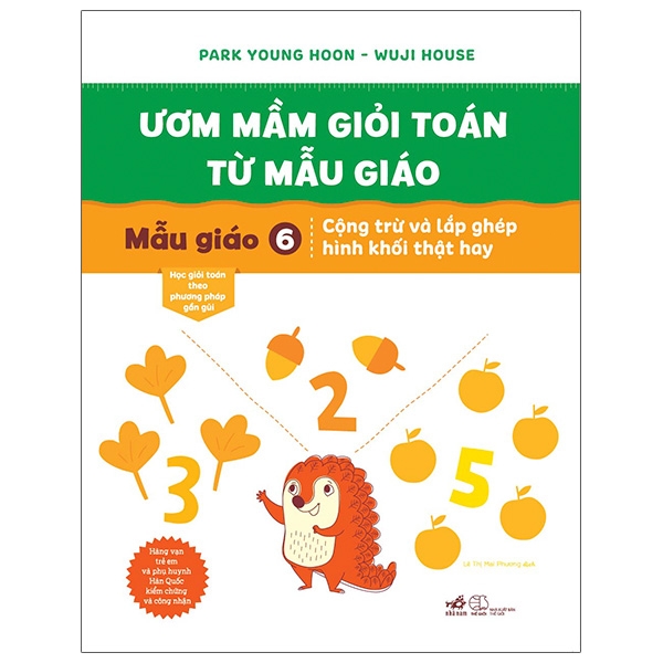 bộ ươm mầm giỏi toán từ mẫu giáo - mẫu giáo 6 - cộng trừ và lắp ghép hình khối thật hay