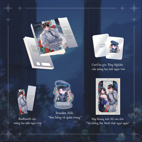 Bộ Vợ Chồng Siêu Sao Thật Ngọt Ngào - Tập 2 - Bản Đặc Biệt - Tặng Kèm Bookmark Cán Màng Lụa Ánh Ngọc Trai + Postcard Cán Màng Lụa Ánh Ngọc Trai + Standee + Hộp Khung Ảnh