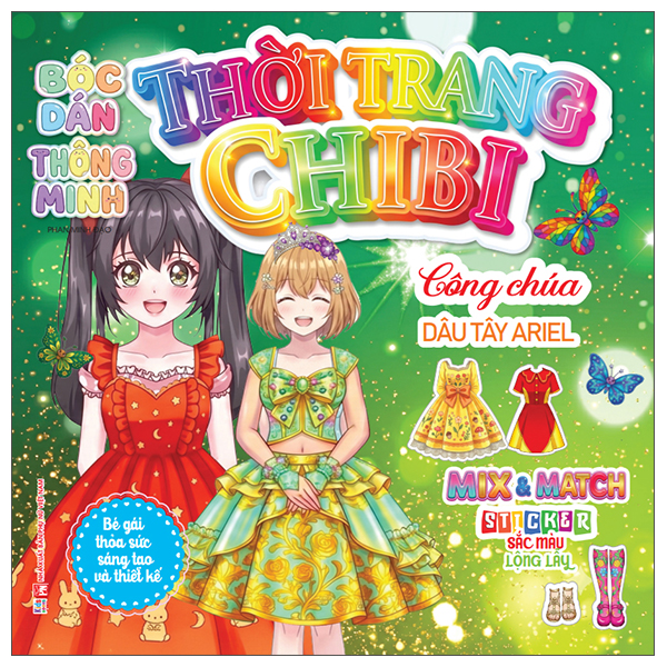 Bóc Dán Thông Minh - Thời Trang Chibi - Công Chúa Bong Bóng Cherry - Ảnh 3