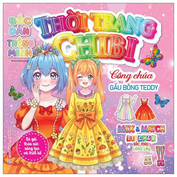 Bóc Dán Thông Minh - Thời Trang Chibi - Công Chúa Dâu Tây Ariel - Ảnh 2