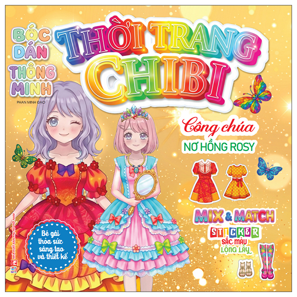 Bóc Dán Thông Minh - Thời Trang Chibi - Công Chúa Dâu Tây Ariel - Ảnh 3