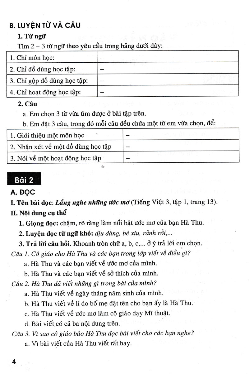 Bồi Dưỡng Tiếng Việt Lớp 3 (Chân Trời) - Ảnh 5