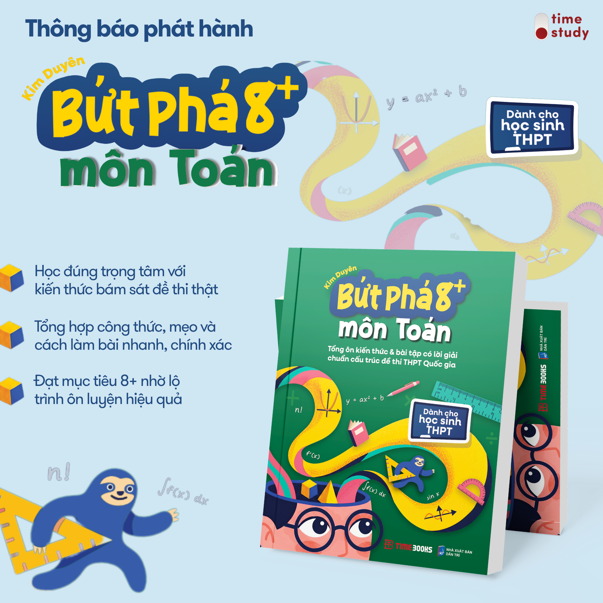 Bứt Phá 8+ Môn Toán - Tổng Ôn Kiến Thức Và Bài Tập Có Lời Giải Chuẩn Cấu Trúc Đề Thi THPT Quốc Gia - Dành Cho Học Sinh THPT - Ảnh 2