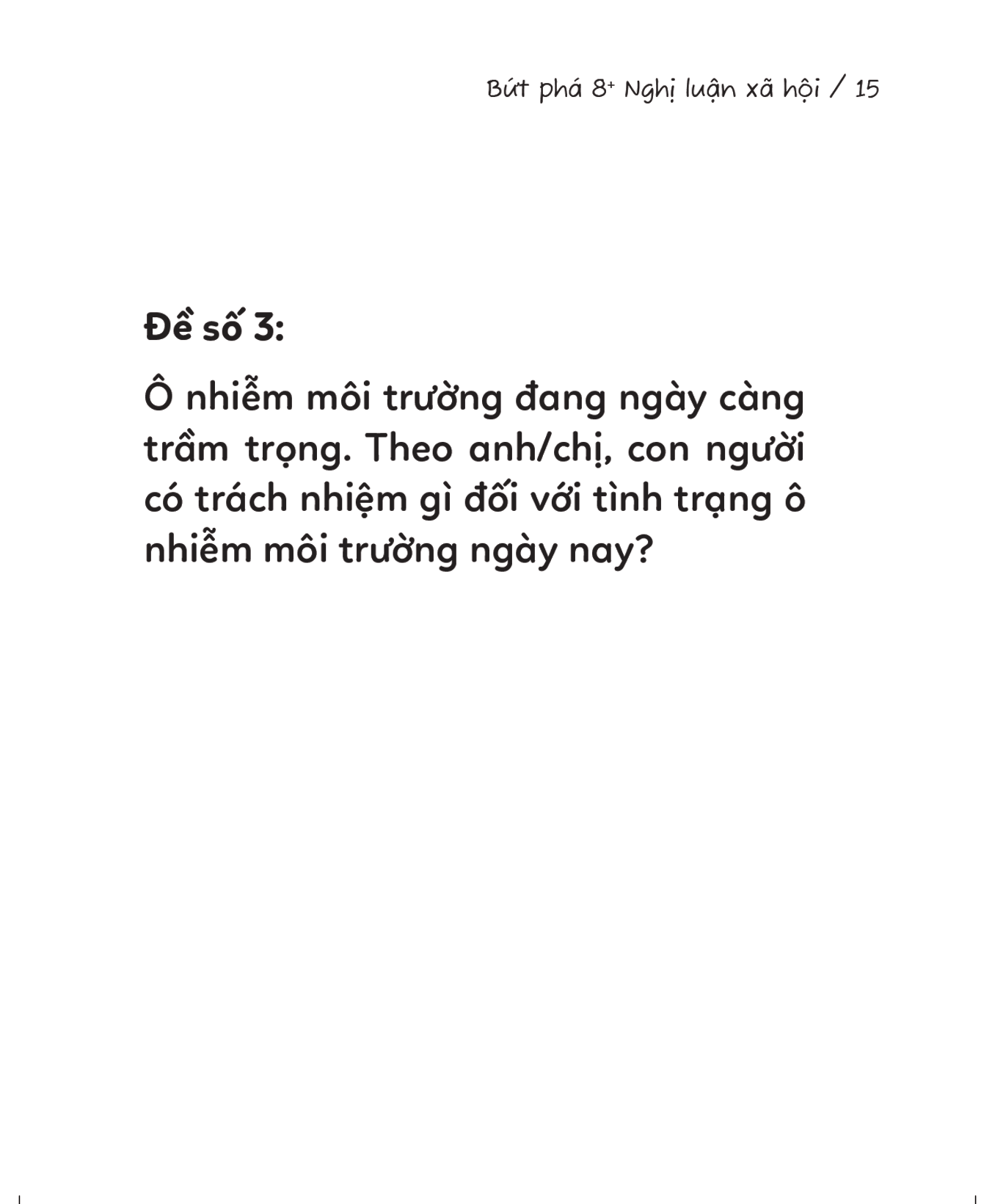 Bứt Phá 8+ Nghị Luận Xã Hội - Theo Bí Kíp Học Sinh Giỏi Quốc Gia Môn Ngữ Văn - Ảnh 13