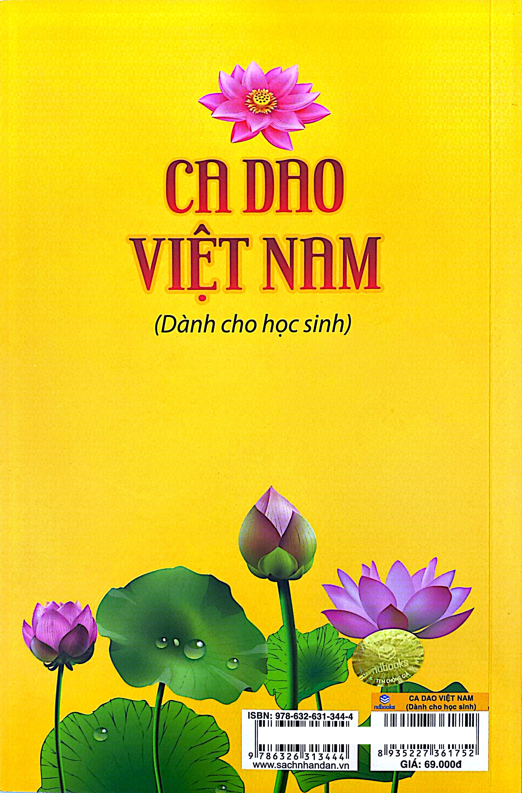 Ca Dao Việt Nam (Dành Cho Học Sinh) - Ảnh 7