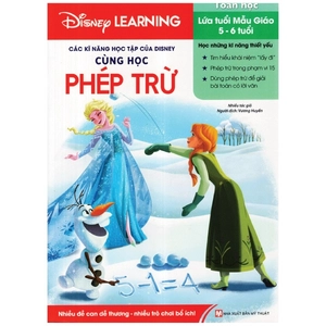 các kĩ năng học tập của disney - cùng học phép trừ