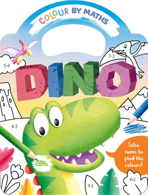 colour by maths - dino - Ảnh 2