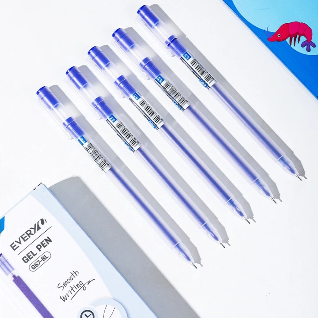 Combo Báo Hoa Học Trò - Số 1486 - Bạn Có Nhất Định Cần Một "Tín Hiệu Vũ Trụ" Để Bắt Đầu? + Bút Gel 0.5 mm - Deli EG67-BL-01 - Mực Xanh - Ảnh 5