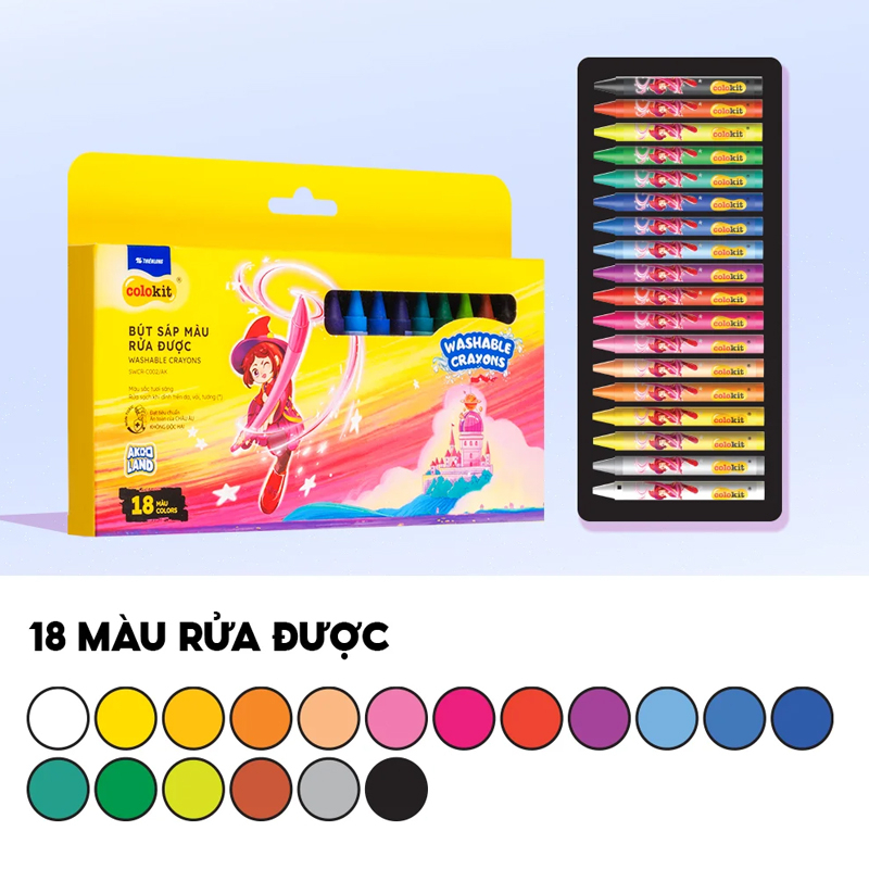 combo bộ 02 sách tô màu công chúa tinh nghịch kèm bút sáp màu - Ảnh 9