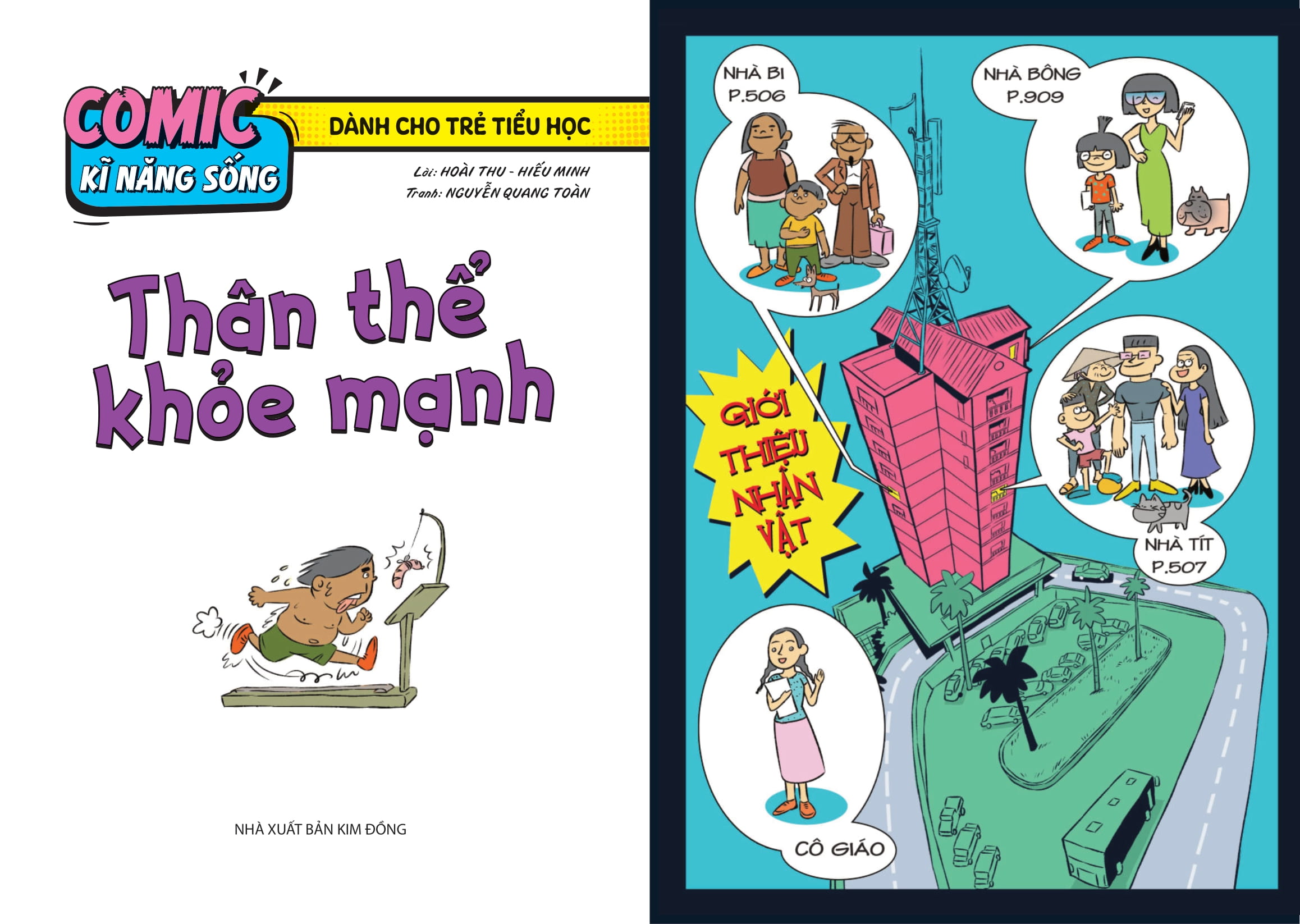 comic kĩ năng sống - dành cho trẻ tiểu học - thân thể khỏe mạnh - Ảnh 3