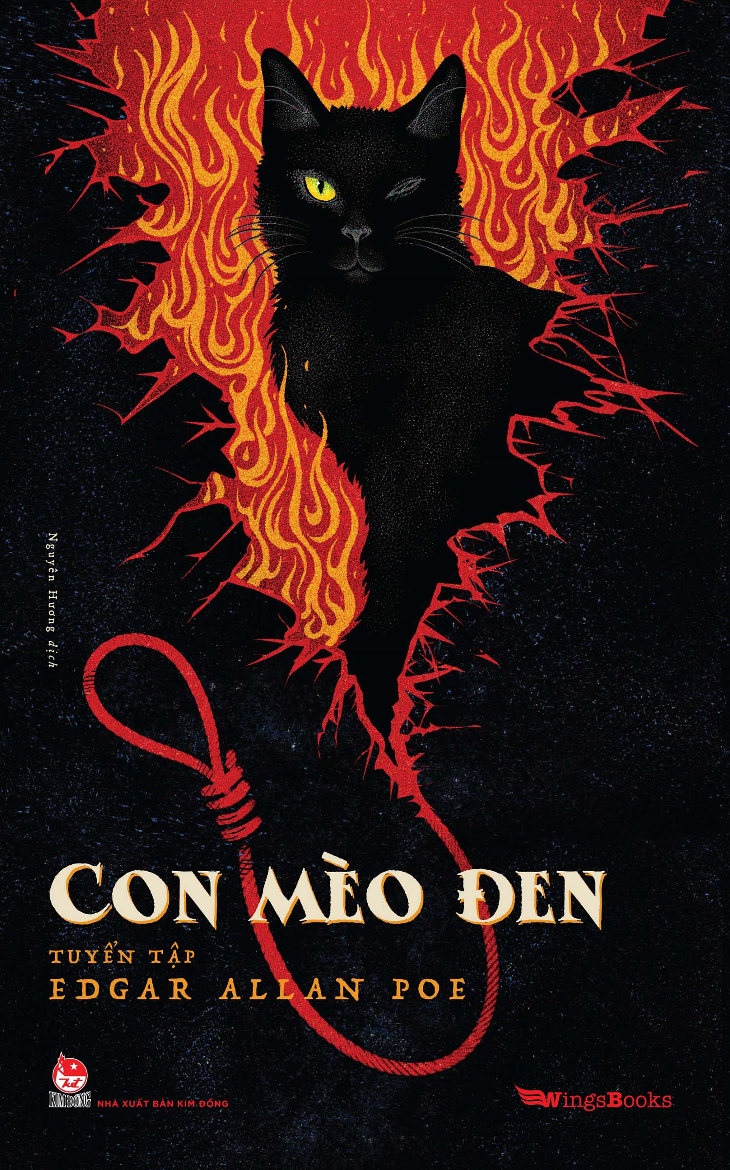 con mèo đen - tuyển tập edgar allan poe - tặng postcard - Ảnh 3