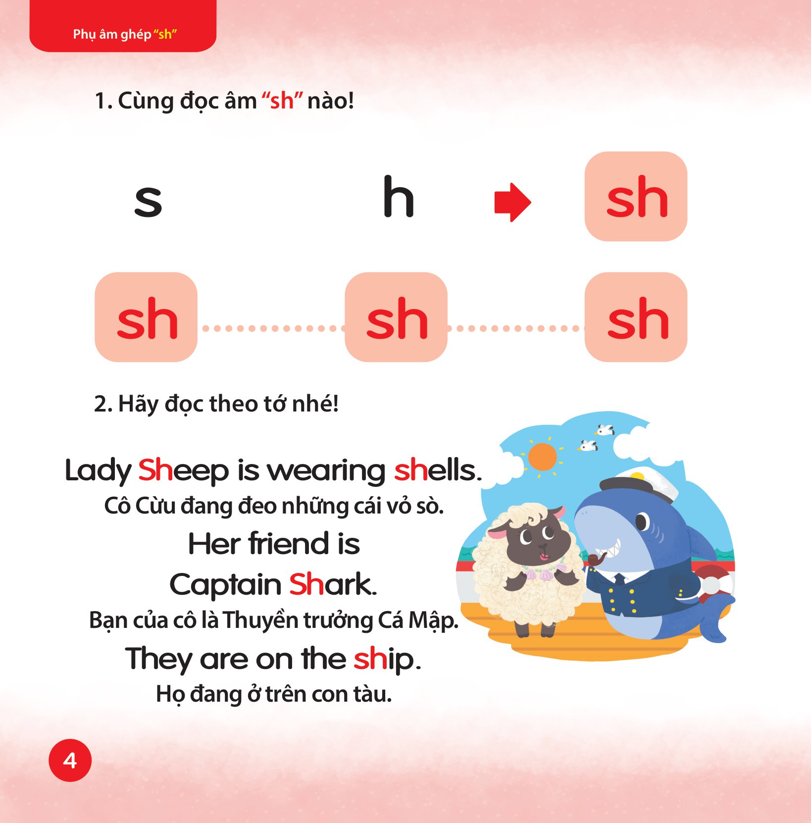 cùng con học ngữ âm tiếng anh qua 3 cấp độ - phụ âm ghép - Ảnh 5