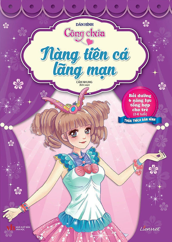 dán hình công chúa - nàng tiên cá lãng mạn (tái bản 2023) - Ảnh 2