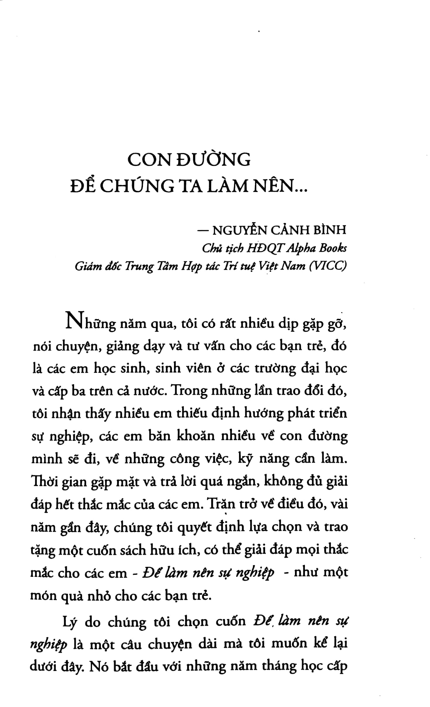 để làm nên sự nghiệp (tái bản 2023) - Ảnh 2