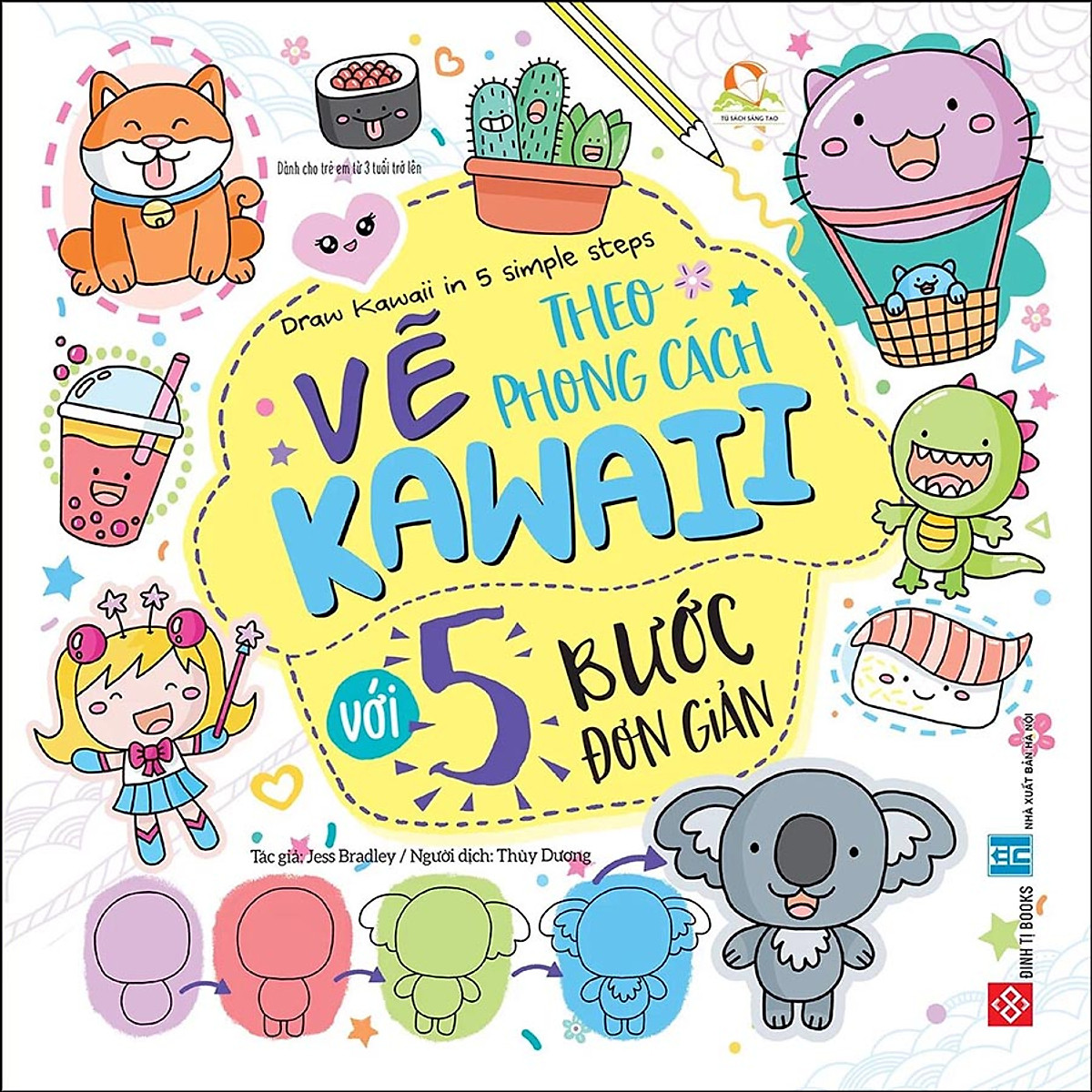 draw kawaii in 5 simple steps - vẽ theo phong cách kawaii với 5 bước đơn giản - Ảnh 2