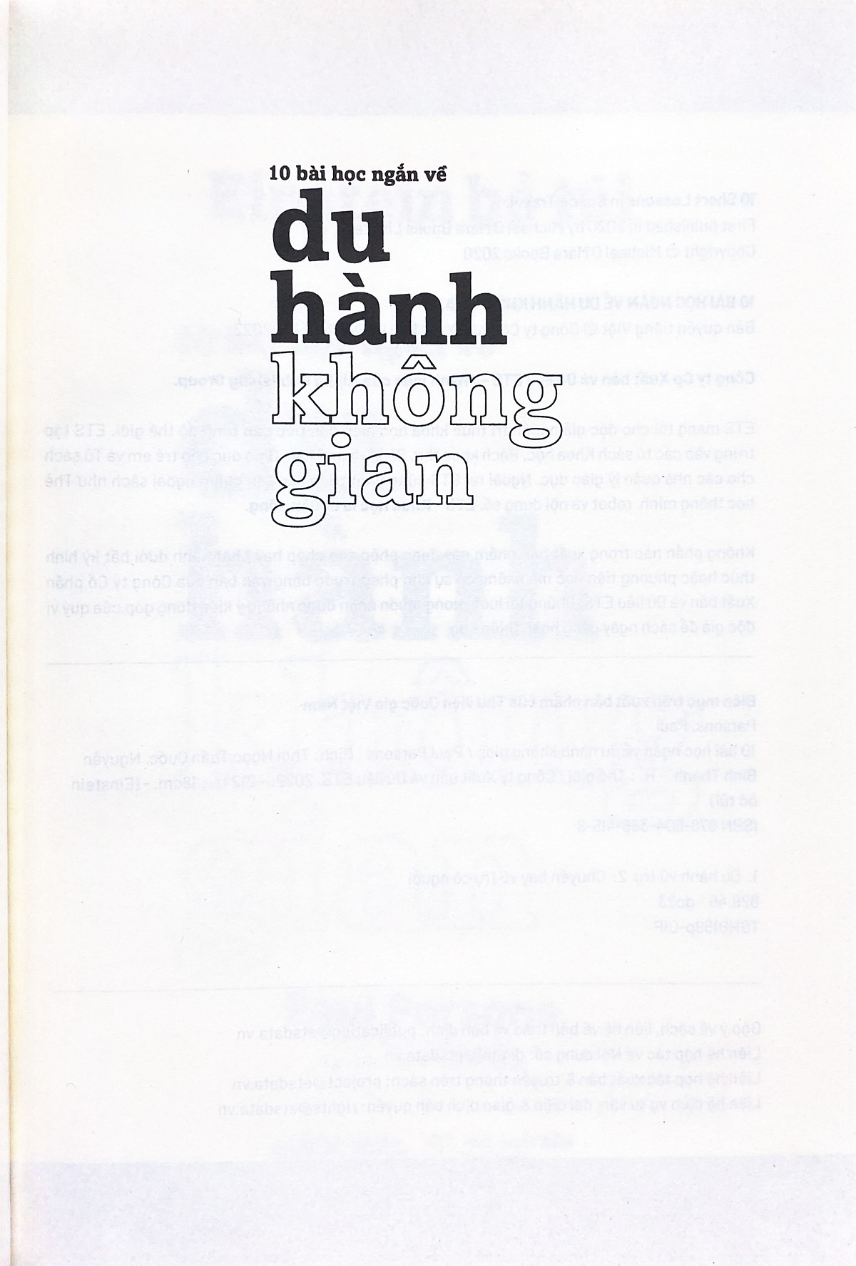einstein bỏ túi - 10 bài học ngắn về: du hành thời gian - Ảnh 2