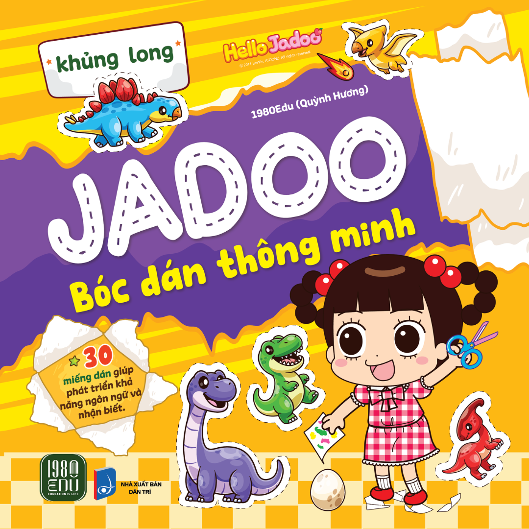 Jadoo Bóc Dán Thông Minh - Khủng Long - Ảnh 2