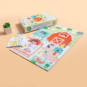 jigsaw & book set - farmyard fun - Ảnh 14
